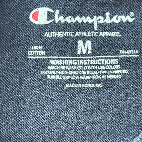 Bucknell Bison Navy Long Sleeve Tee - Medium - Picture 5 of 8